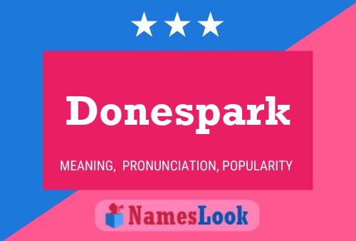 ملصق اسم Donespark