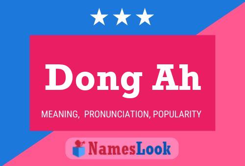 ملصق اسم Dong Ah