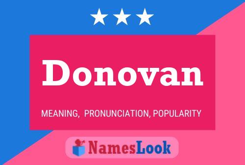 ملصق اسم Donovan