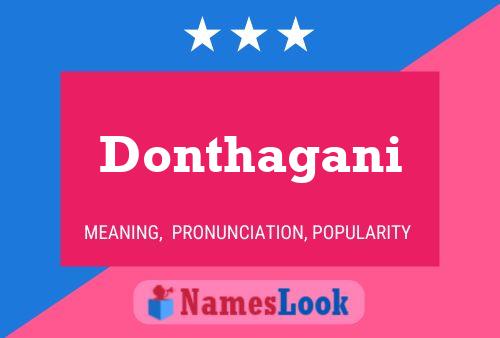 ملصق اسم Donthagani