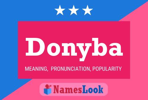 ملصق اسم Donyba