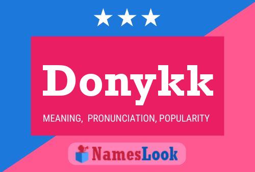 ملصق اسم Donykk