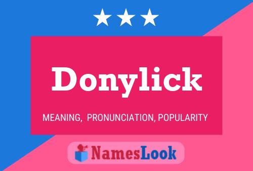 ملصق اسم Donylick