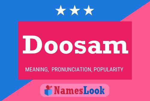 ملصق اسم Doosam