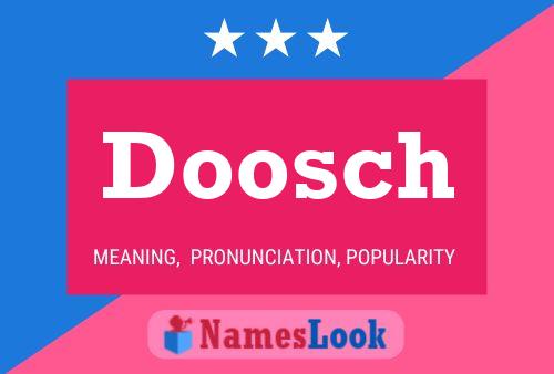 ملصق اسم Doosch