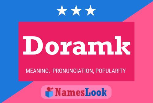 ملصق اسم Doramk