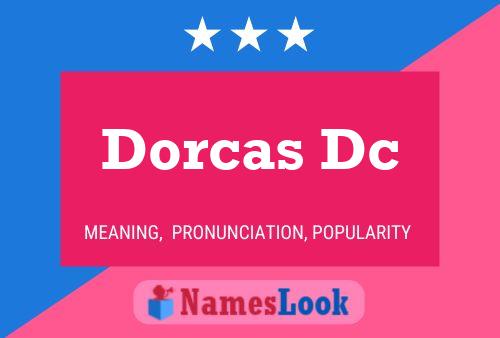 ملصق اسم Dorcas Dc