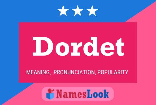 ملصق اسم Dordet