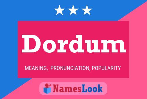 ملصق اسم Dordum