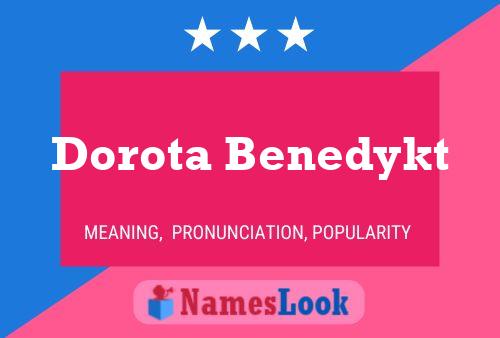 ملصق اسم Dorota Benedykt