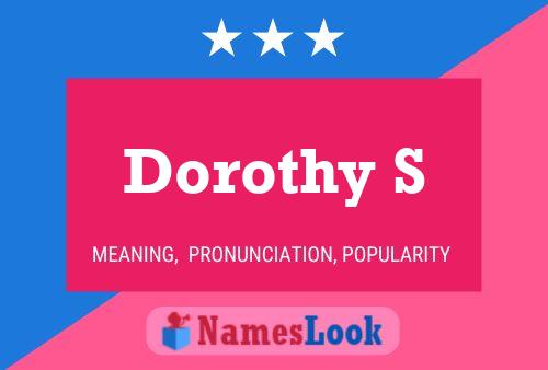 ملصق اسم Dorothy S