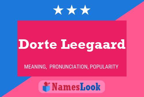 ملصق اسم Dorte Leegaard