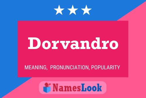 ملصق اسم Dorvandro