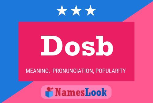 ملصق اسم Dosb