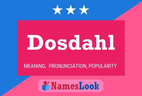 ملصق اسم Dosdahl