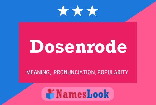 ملصق اسم Dosenrode