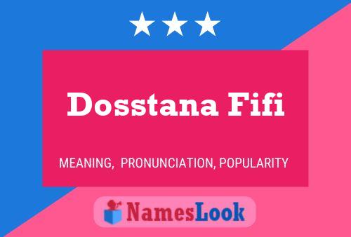 ملصق اسم Dosstana Fifi