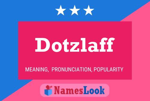 ملصق اسم Dotzlaff