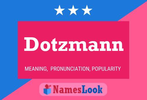 ملصق اسم Dotzmann