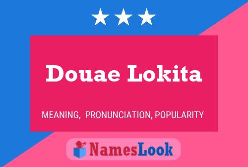 ملصق اسم Douae Lokita