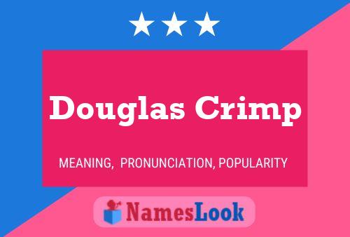 ملصق اسم Douglas Crimp