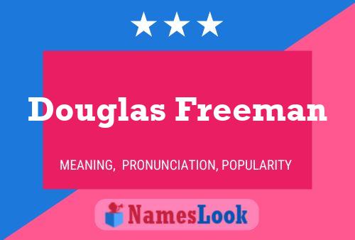 ملصق اسم Douglas Freeman