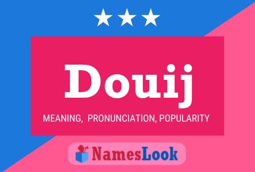 ملصق اسم Douij