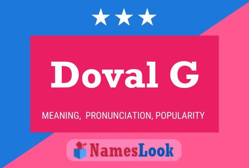 ملصق اسم Doval G