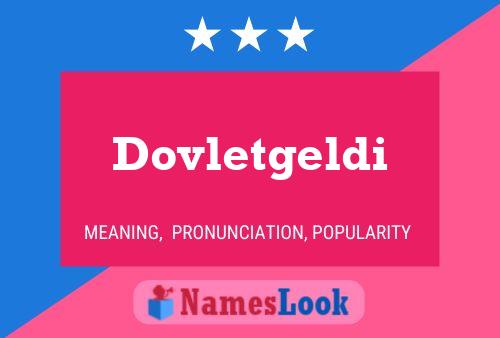 ملصق اسم Dovletgeldi