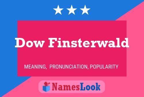 ملصق اسم Dow Finsterwald