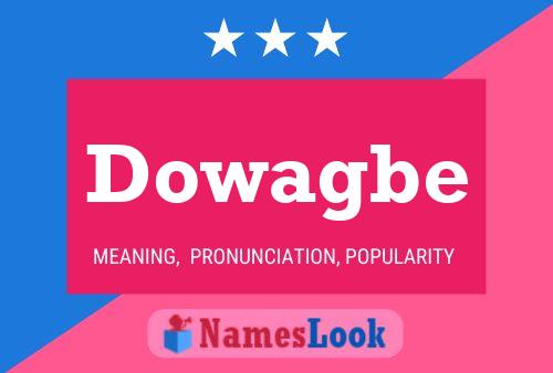 ملصق اسم Dowagbe