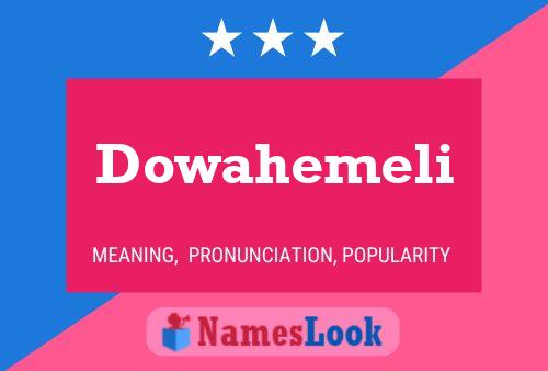 ملصق اسم Dowahemeli