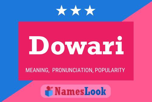 ملصق اسم Dowari