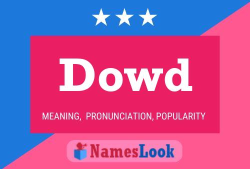 ملصق اسم Dowd