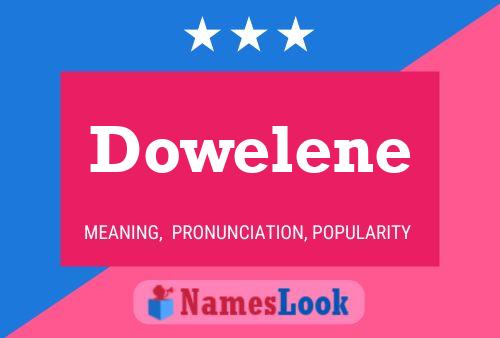 ملصق اسم Dowelene