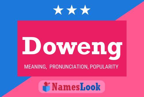 ملصق اسم Doweng