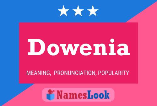 ملصق اسم Dowenia