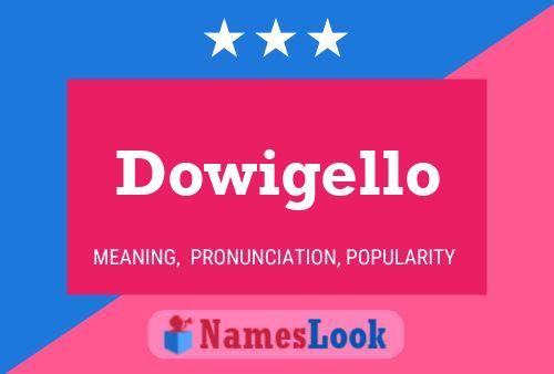 ملصق اسم Dowigello