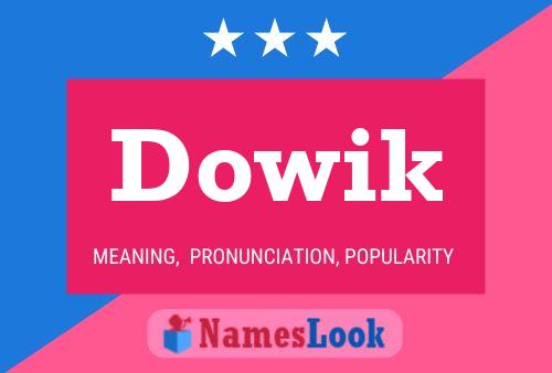 ملصق اسم Dowik