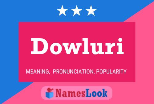 ملصق اسم Dowluri