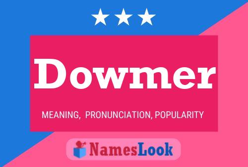 ملصق اسم Dowmer