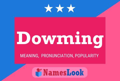 ملصق اسم Dowming