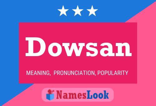 ملصق اسم Dowsan