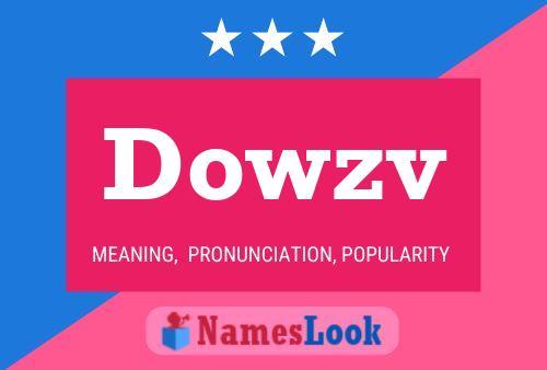 ملصق اسم Dowzv