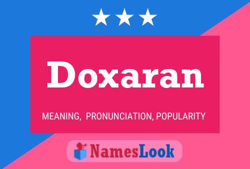 ملصق اسم Doxaran