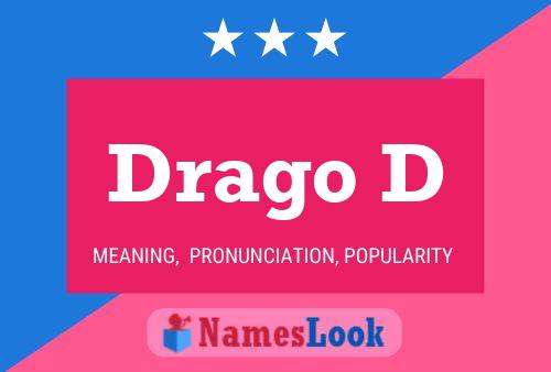 ملصق اسم Drago D