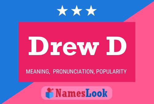 ملصق اسم Drew D