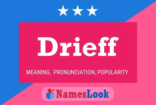 ملصق اسم Drieff