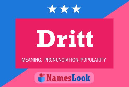 ملصق اسم Dritt