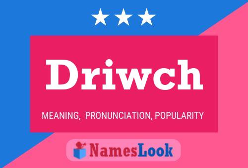 ملصق اسم Driwch